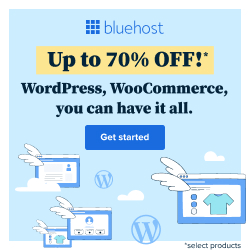 bluehost upto 70% off promotion